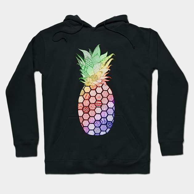 Zentangle Pineapple Hoodie by SamuelJ